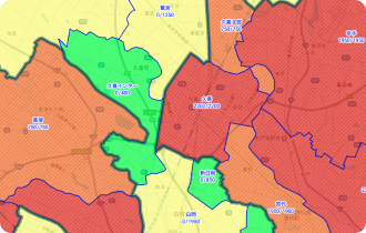 配布エリアを的確に絞り込み、広告主のターゲット層へ確実にリーチ（画面イメージ）