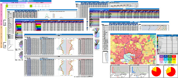 商圏分析レポートサービスのイメージ画像