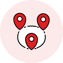 多角的なデータを活用したエリア最適化のイメージピクト